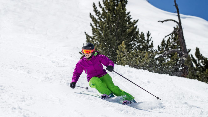 Skiing near Barcelona