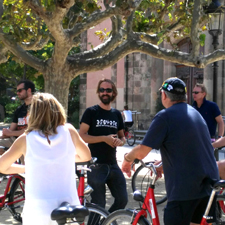 guided bike tour in Barcelona