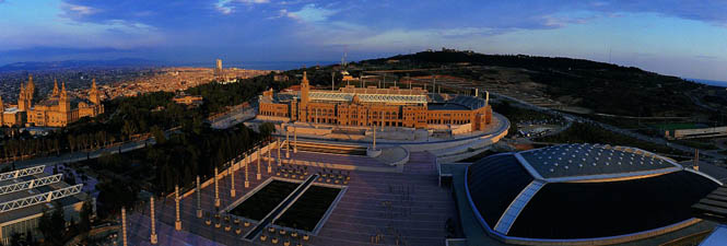 Aerial view of Olympic Ring