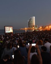 Cinema on the beach