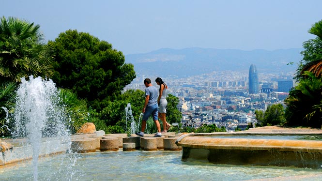Mirador de l'Alcalde. Parc de Montjuïc