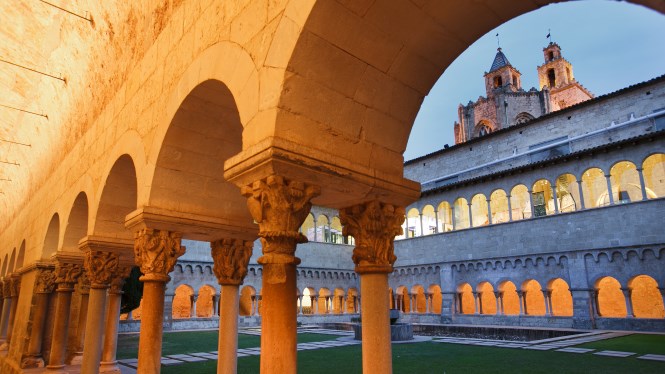 Monastery of Sant Cugat. Architectural Heritage near Barcelona